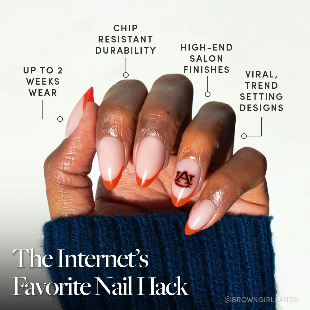 Auburn Tigers Press-On Nail Set - Image 5