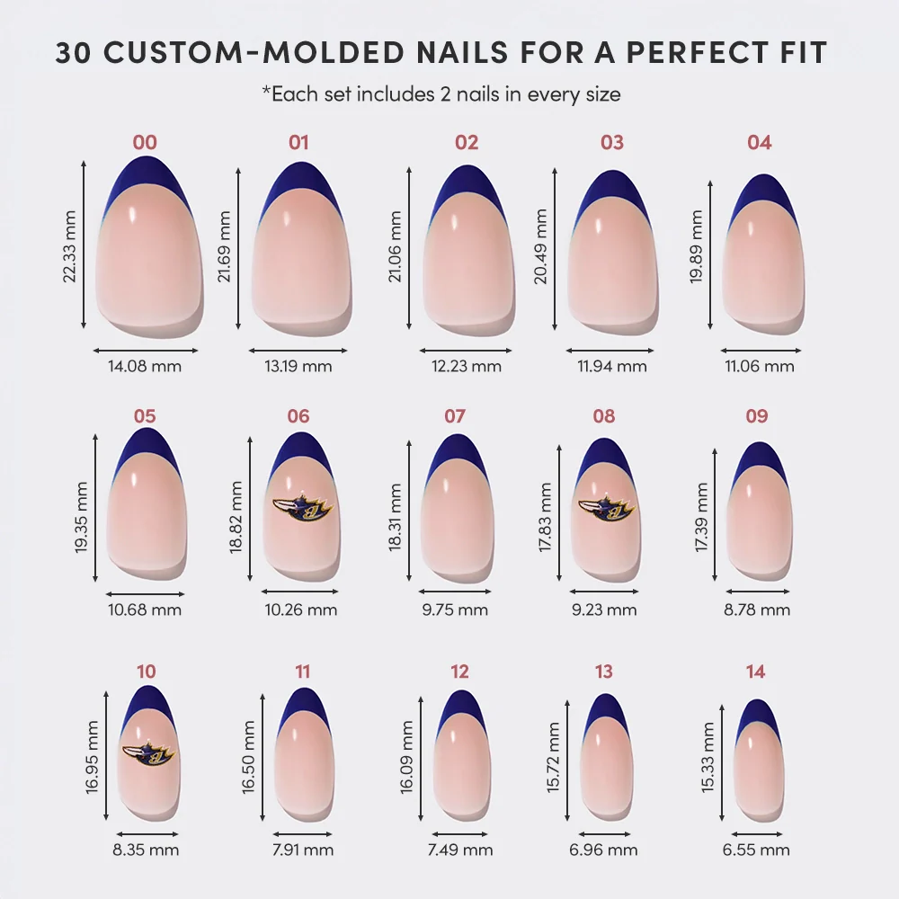 Baltimore Ravens Press-On Nail Set - Image 6