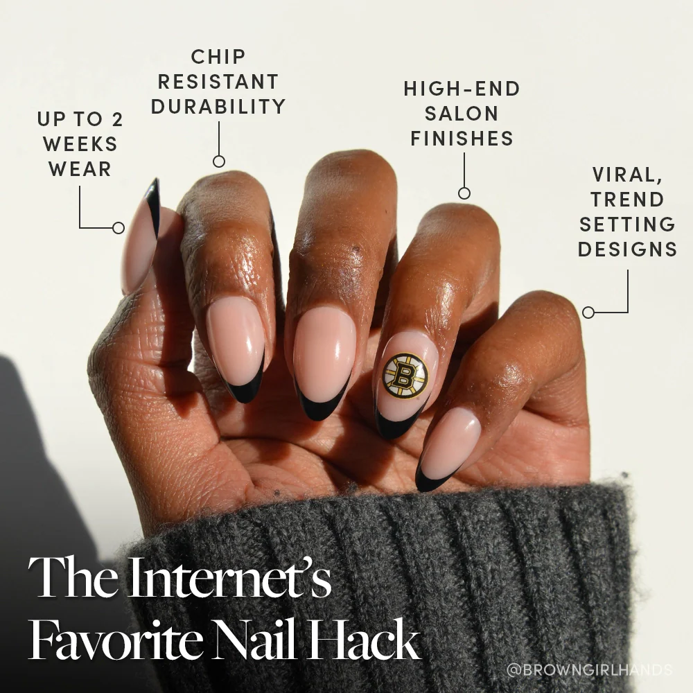 Boston Bruins Press-On Nail Set - Image 5