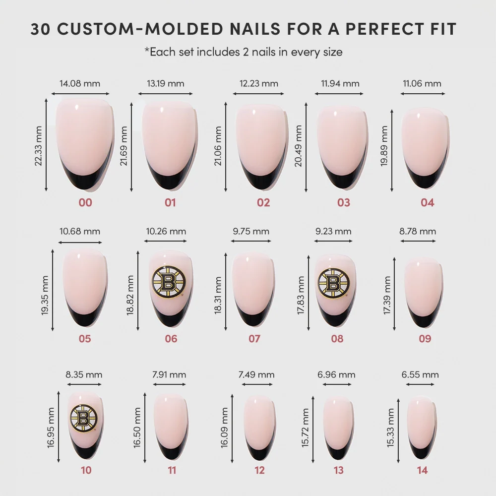Boston Bruins Press-On Nail Set - Image 6
