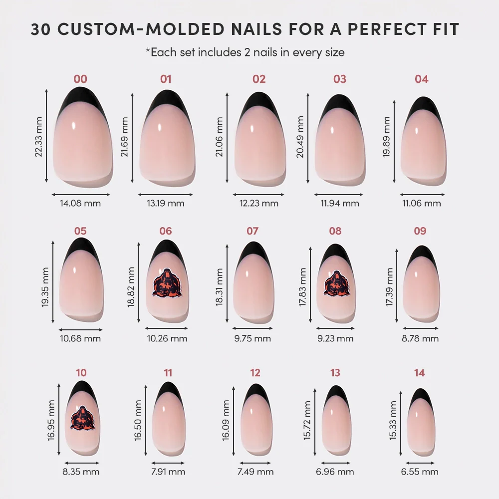 Chicago Bears Press-On Nail Set - Image 6