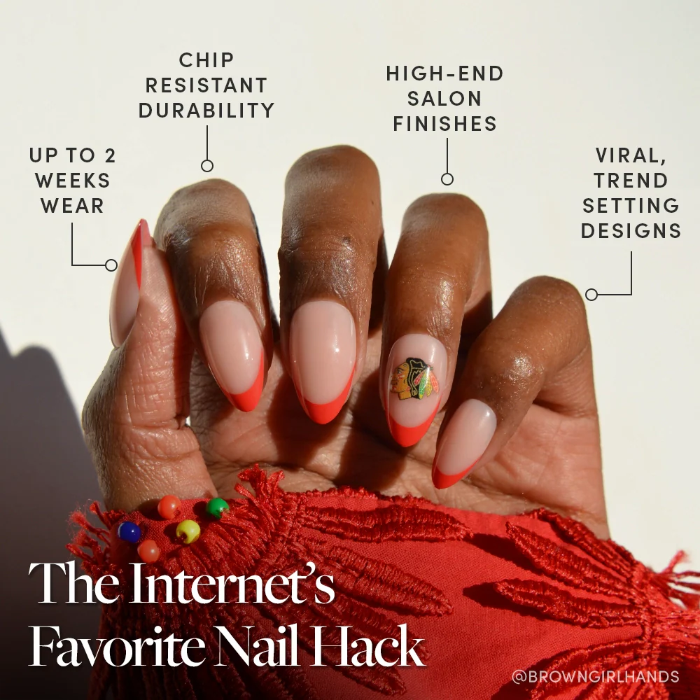 Chicago Blackhawks Press-On Nail Set - Image 5