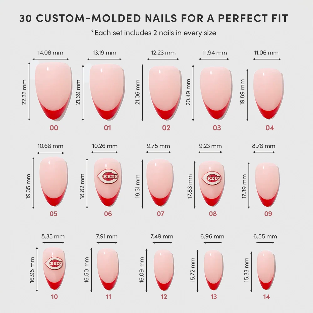 Cincinnati Reds Press-On Nail Set - Image 4