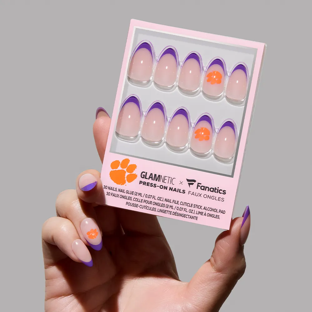 Clemson Tigers Press-On Nail Set - Image 2