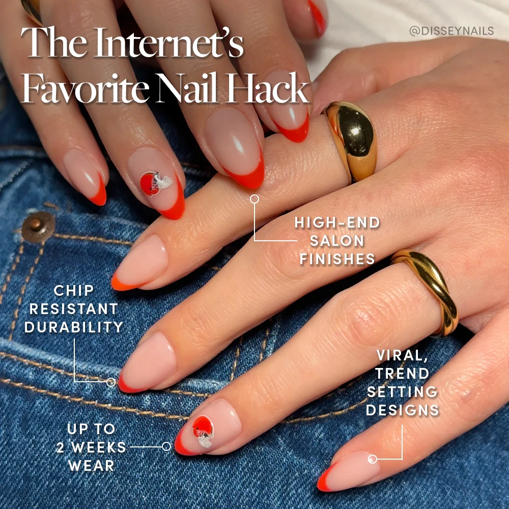 Cleveland Browns Press-On Nail Set - Image 5