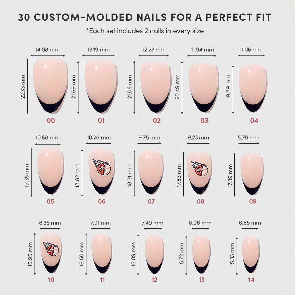 Cleveland Guardians Press-On Nail Set - Image 4