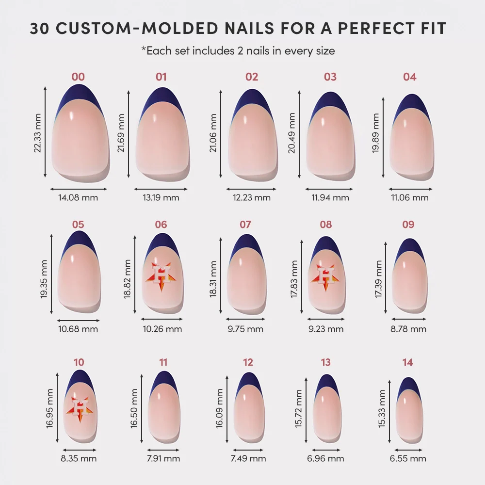 Houston Astros Press-On Nail Set - Image 6