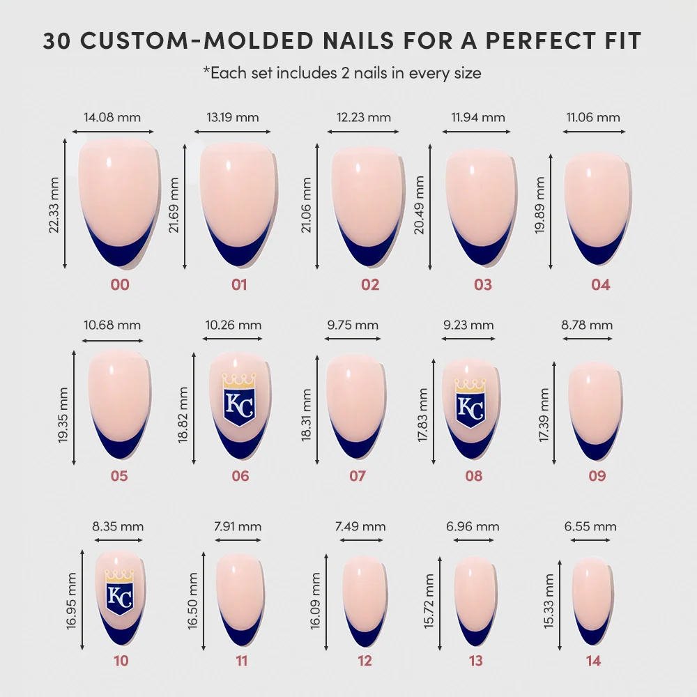 Kansas City Royals Press-On Nail Set - Image 4