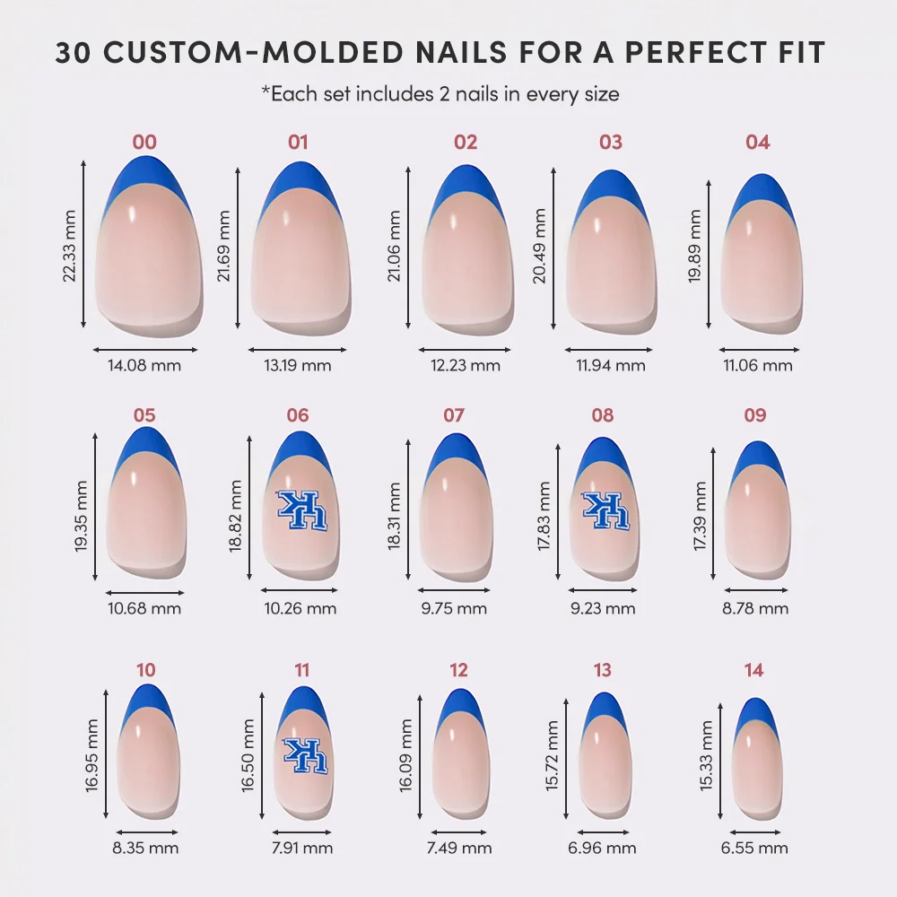 Kentucky Wildcats Press-On Nail Set - Image 6