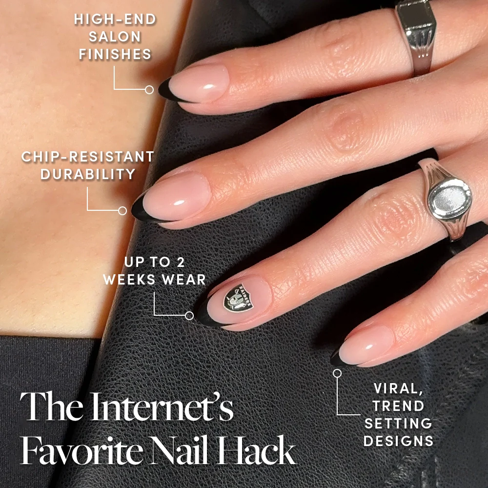 Las Vegas Raiders Press-On Nail Set - Image 5