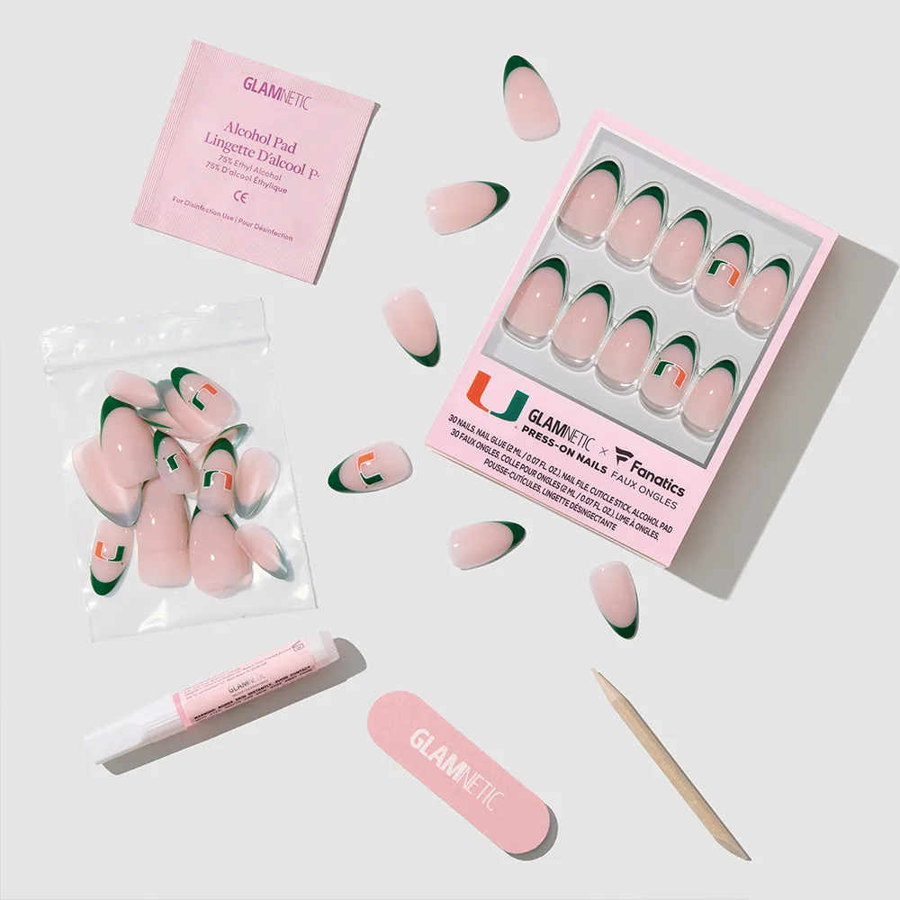 Miami Hurricanes Press-On Nail Set - Image 4