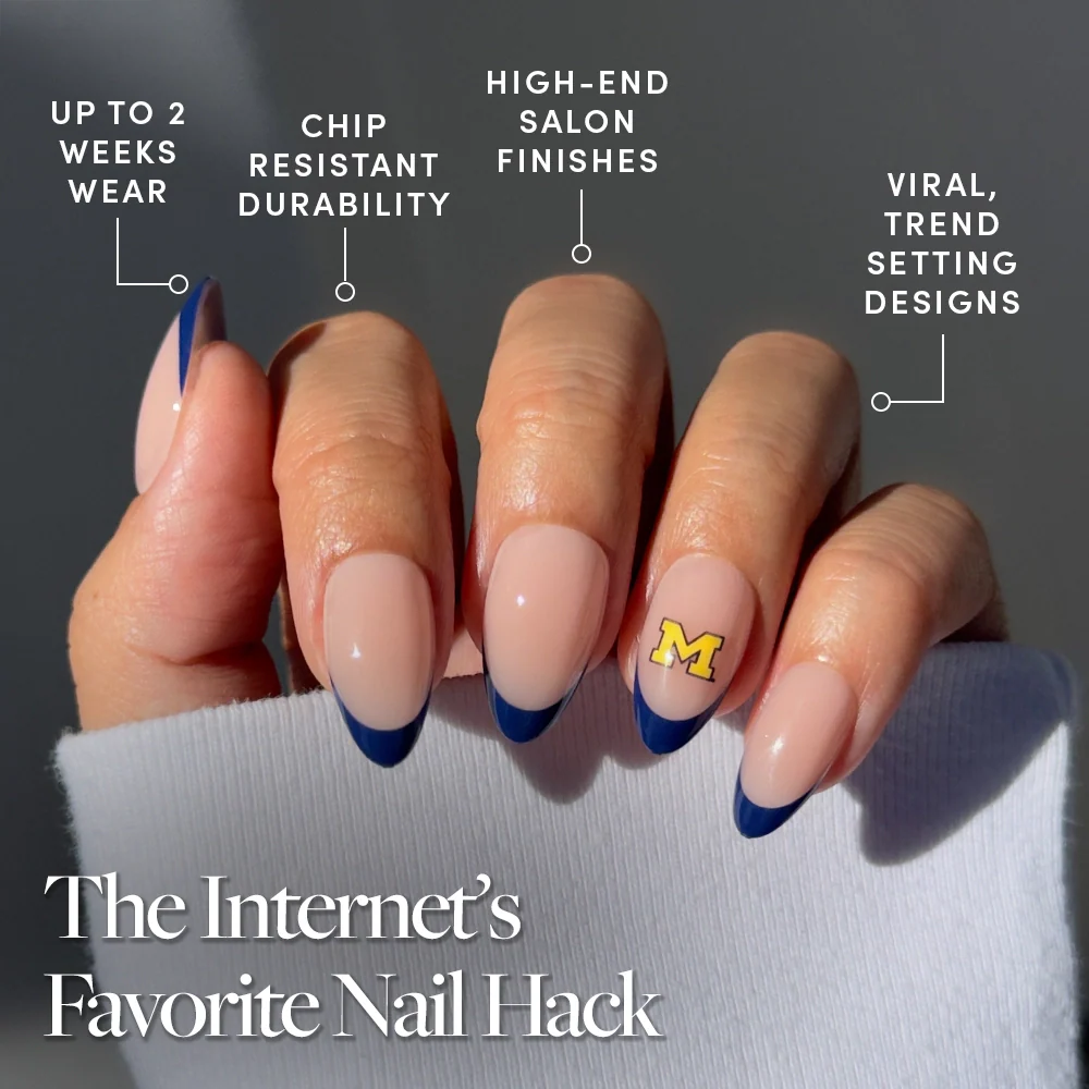 Michigan Wolverines Press-On Nail Set - Image 5