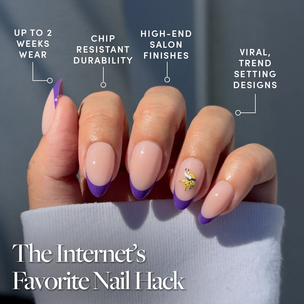 Minnesota Vikings Press-On Nail Set - Image 5