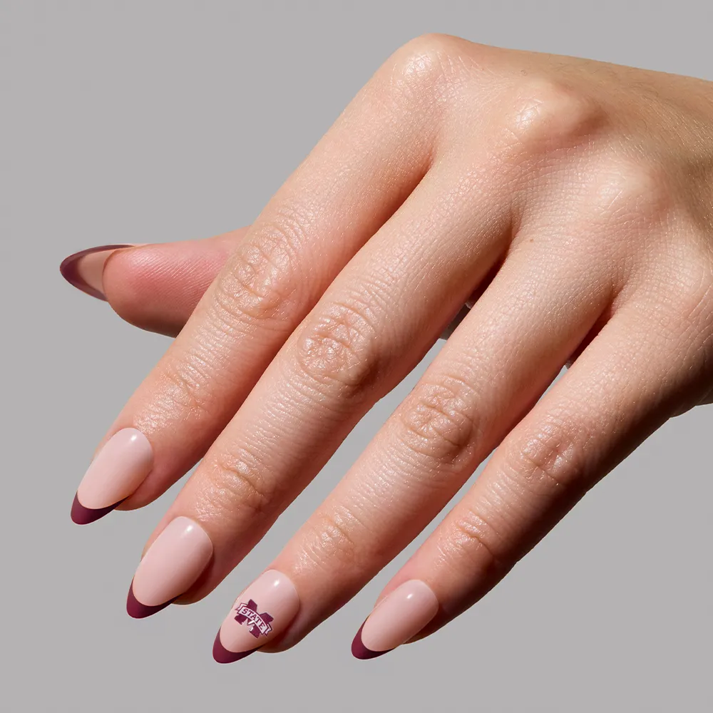 Mississippi State Bulldogs Press-On Nail Set - Image 3