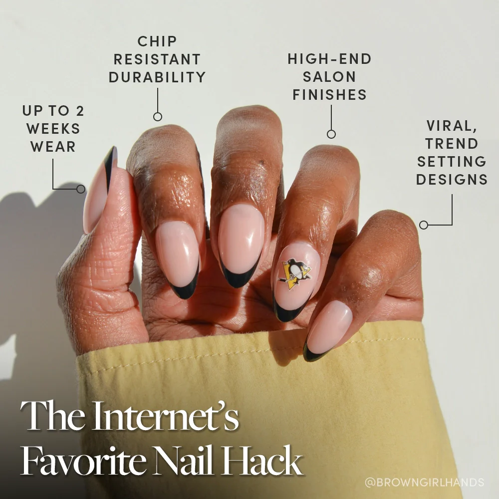 Pittsburgh Penguins Press-On Nail Set - Image 5