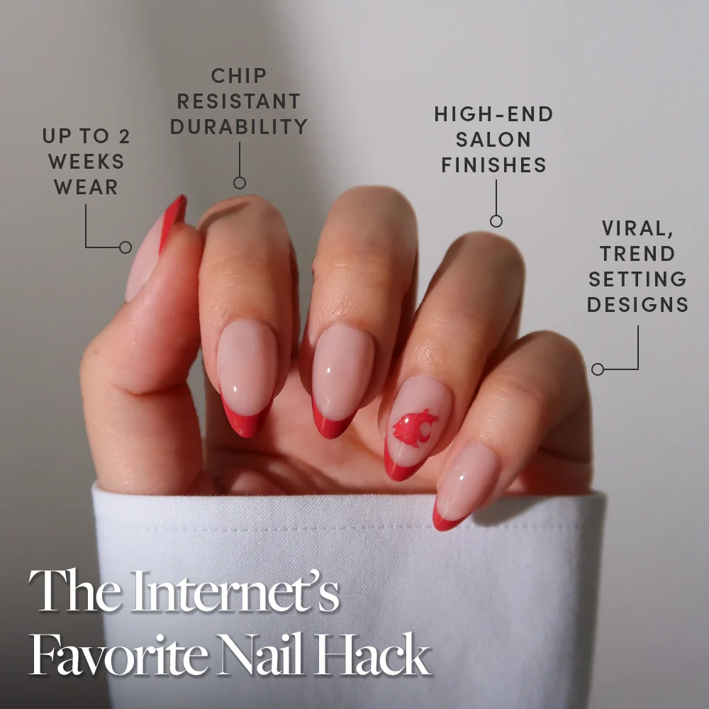 Washington State Cougars Press-On Nail Set - Image 5